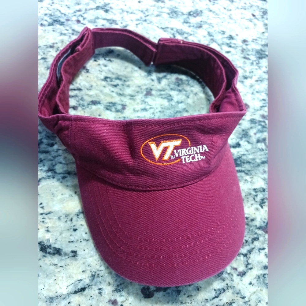 Virginia Tech adjustable visor